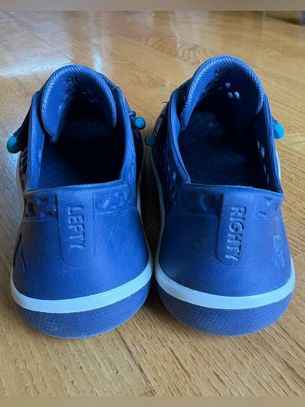 Plae Mimo Shoes Kids Slip On Blue White Water Sneaker Toddler Boys Size 10
